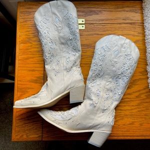 Rhinestone cowboy boots